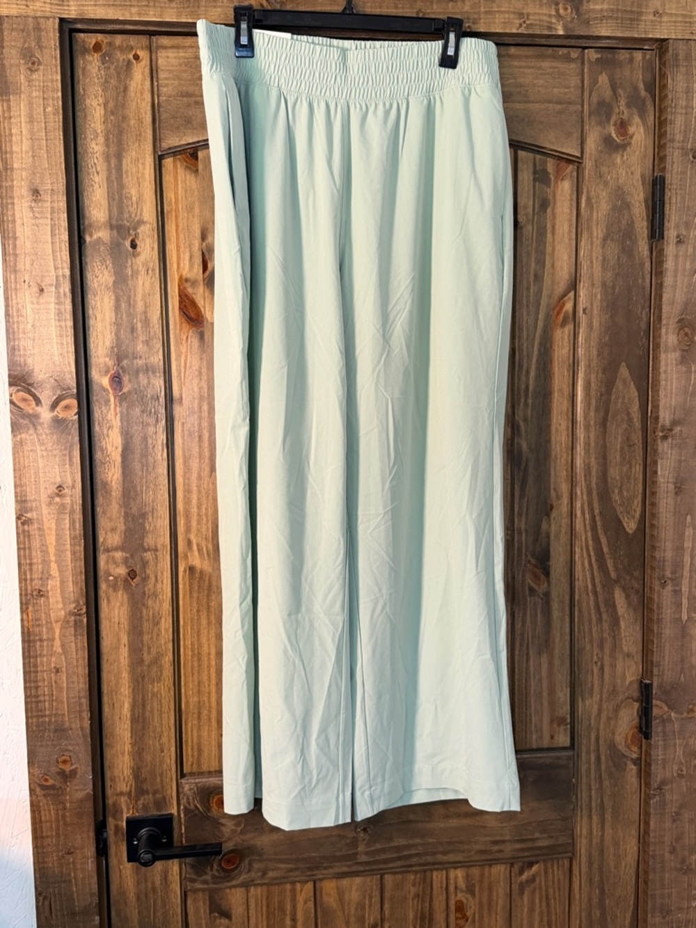Members Mark Mint Green Wide Leg Pants